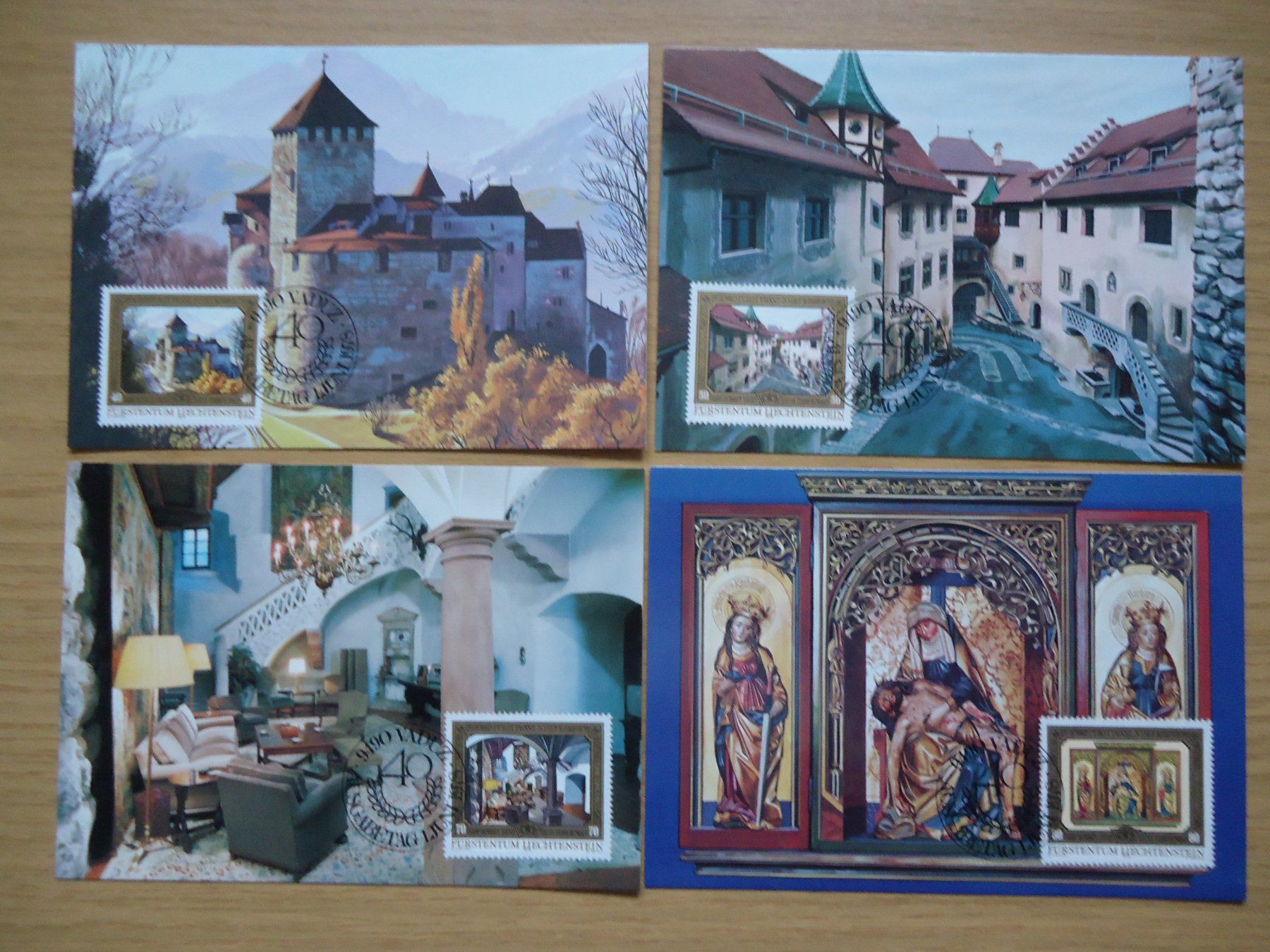 Tutti i francobolli: Liechtenstein Maximumkarten 1978 -1993 – Nuovo e nell'imballaggio originale da Belp venduto da Hefabe 1