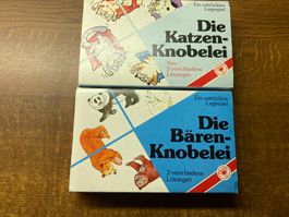 Katzen-Knobelei, Bären-Knobelei - Occasion Legespiele - TOP