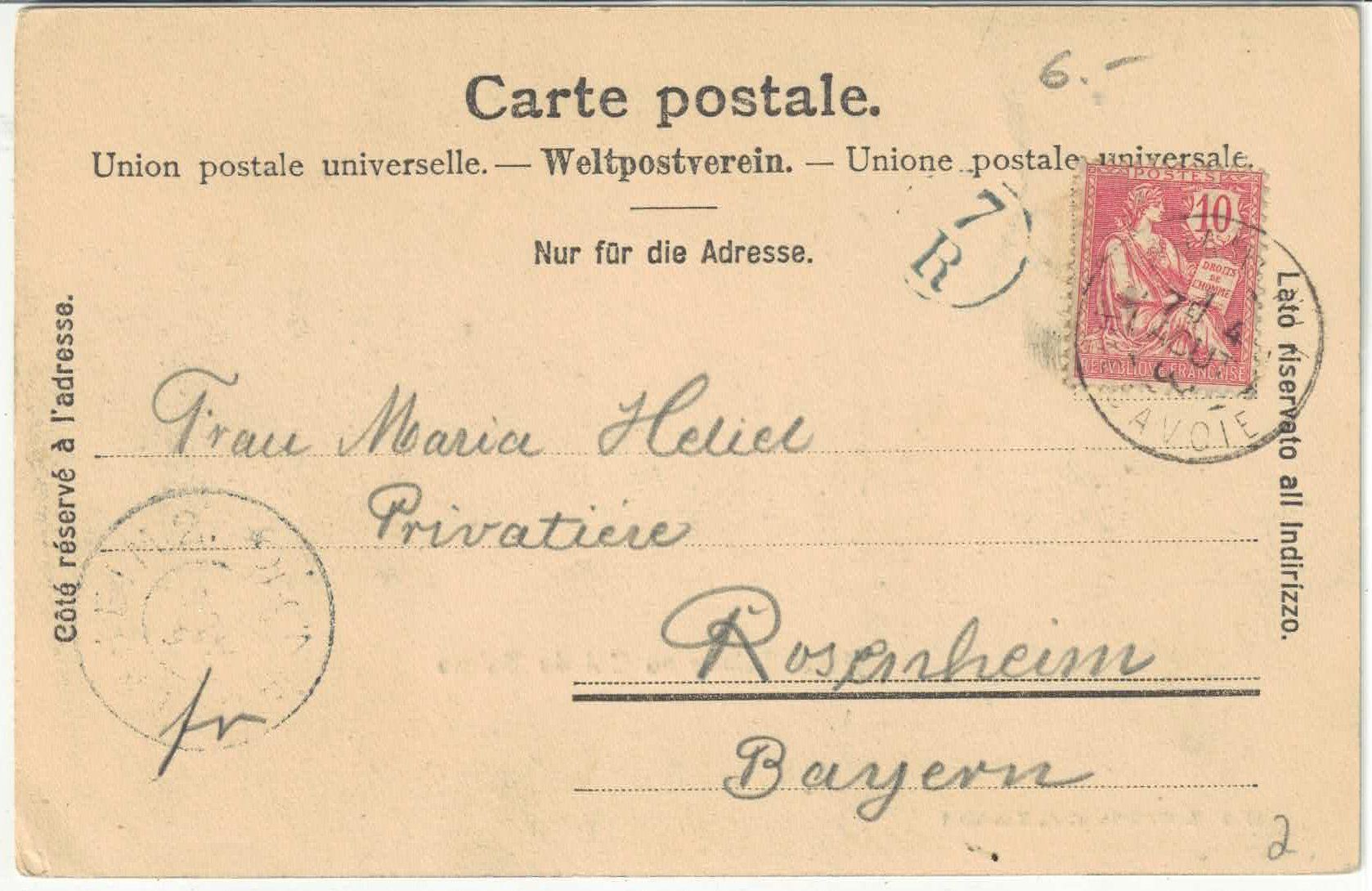 Cartoline postali: Col de Balme - Hotel Suisse - animee – Usato da Ettingen venduto da Kartenplanet 1