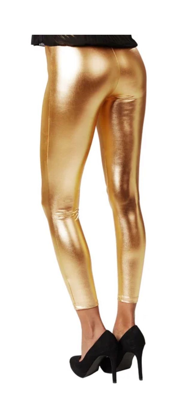 Costumi: neue Metallic-Leggings gold, Grösse S – Nuovo (secondo la descrizione) da Necker venduto da liq24 2