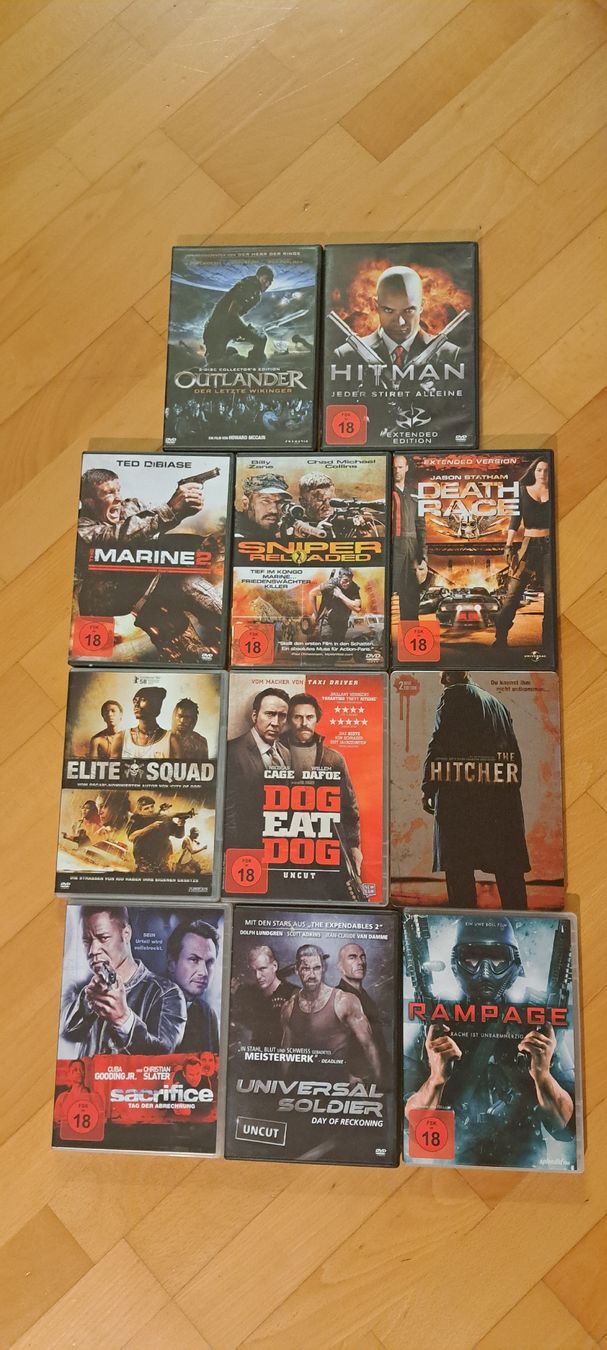 Tutti i DVDs: 11 Actionfilme – Usato da Wil SG venduto da Mirjrj92