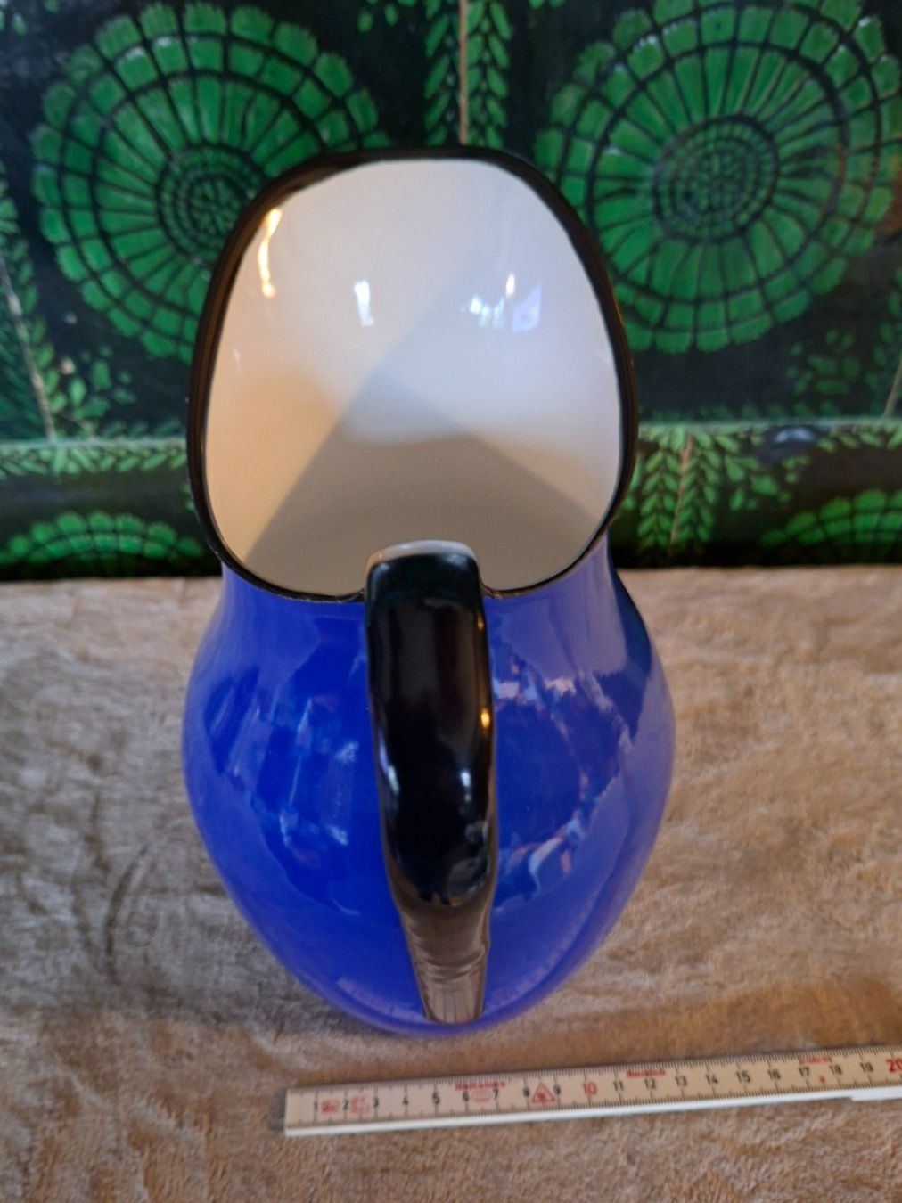 Caraffe: Wunderschöner, alter, Vintage, blauer Emaille Wasserkrug – Nuovo (secondo la descrizione) da Otelfingen venduto da silver-moon 5