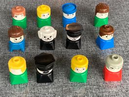 alte Lego Duplo Figuren, Vintage, 12 Stk