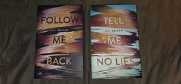 Bücher Follow Me Back & Tell Me No Lies A.V. Geiger Deutsch