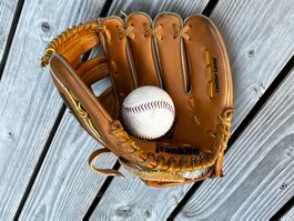 Franklin Baseballhandschuh und Ball, Grösse 11