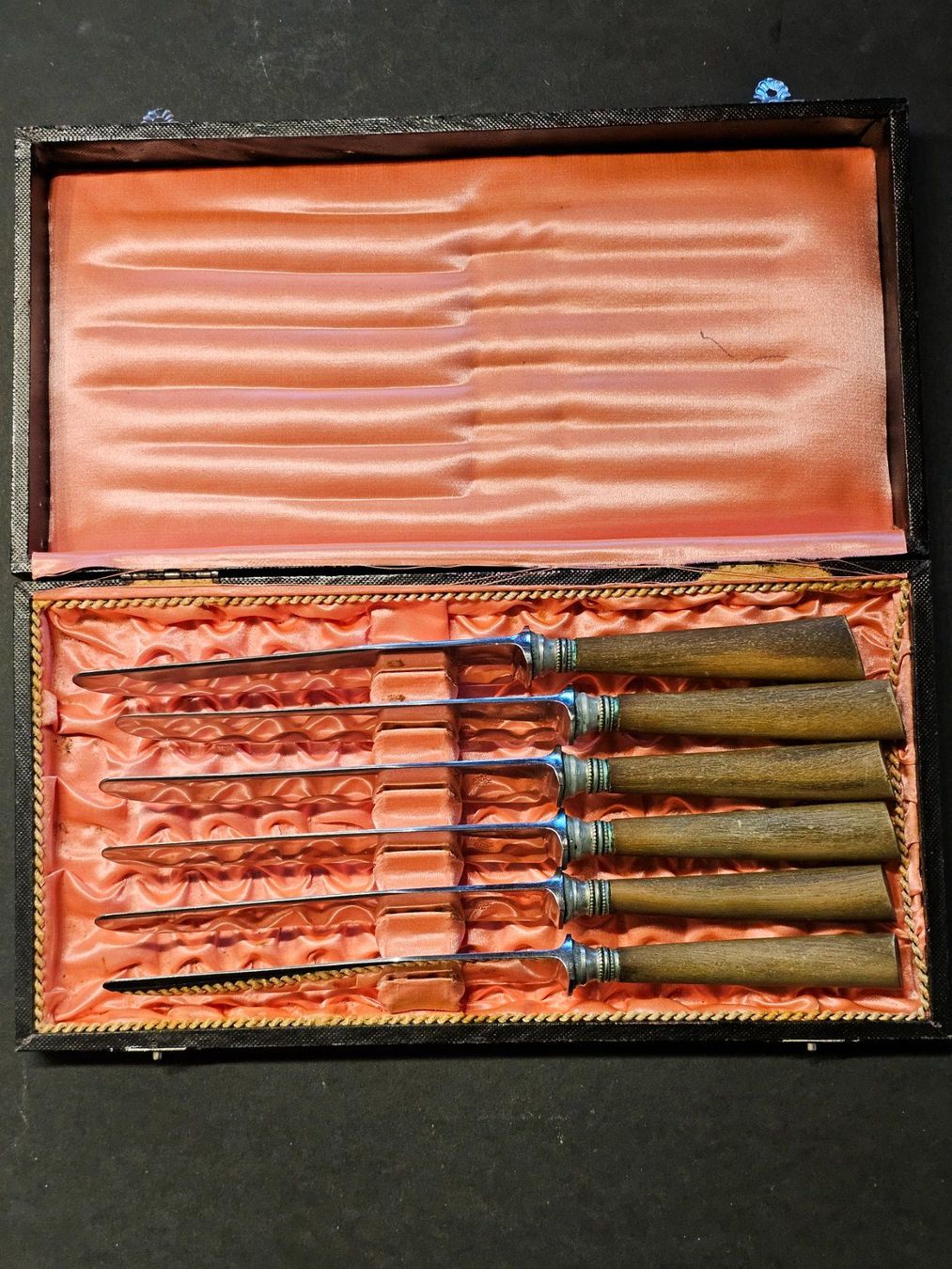 Messer: Messerkoffer mit 6 Bratenmesser – Gebraucht aus Meisterschwanden von Hummer21 1