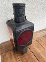Antike Eisenbahnsignallaterne