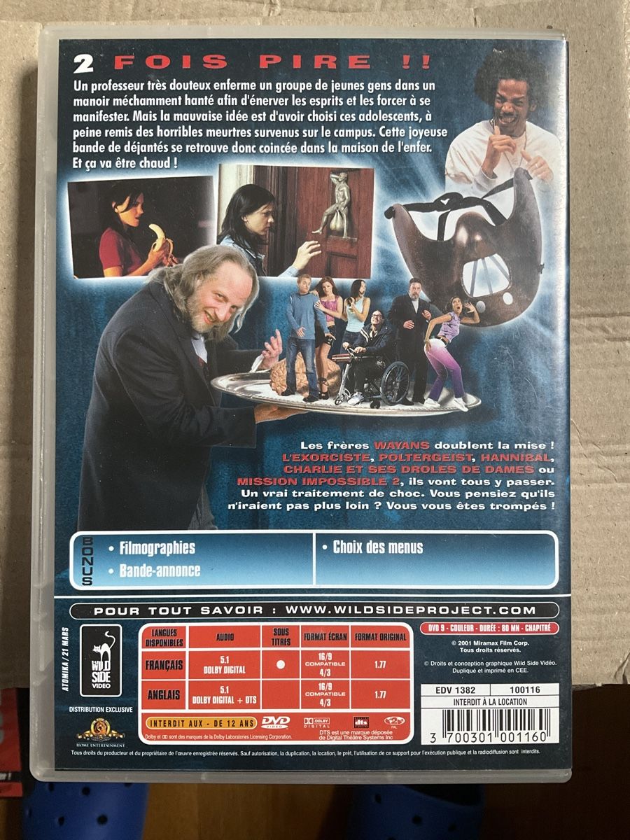 Alle DVDs: Scary Movie 2 en DVD – Gebraucht aus Veyrier von Deniro2 1