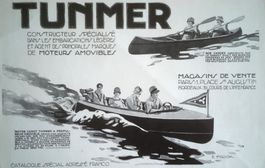 Tunmer Kanus & Boote - Alte Werbung / Publicité 1928