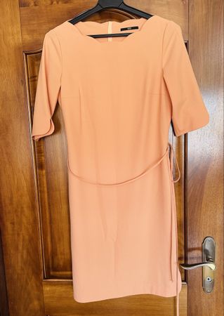 Hugo Boss Kleid, Gr. 36, Lachsfarben - Sommerlich & Schön!