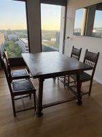Ausziehbarer Tisch Gründerzeit inkl. 6 Stühle