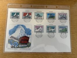 Luxusbrief Panorama 77 Ferienland Schweiz 