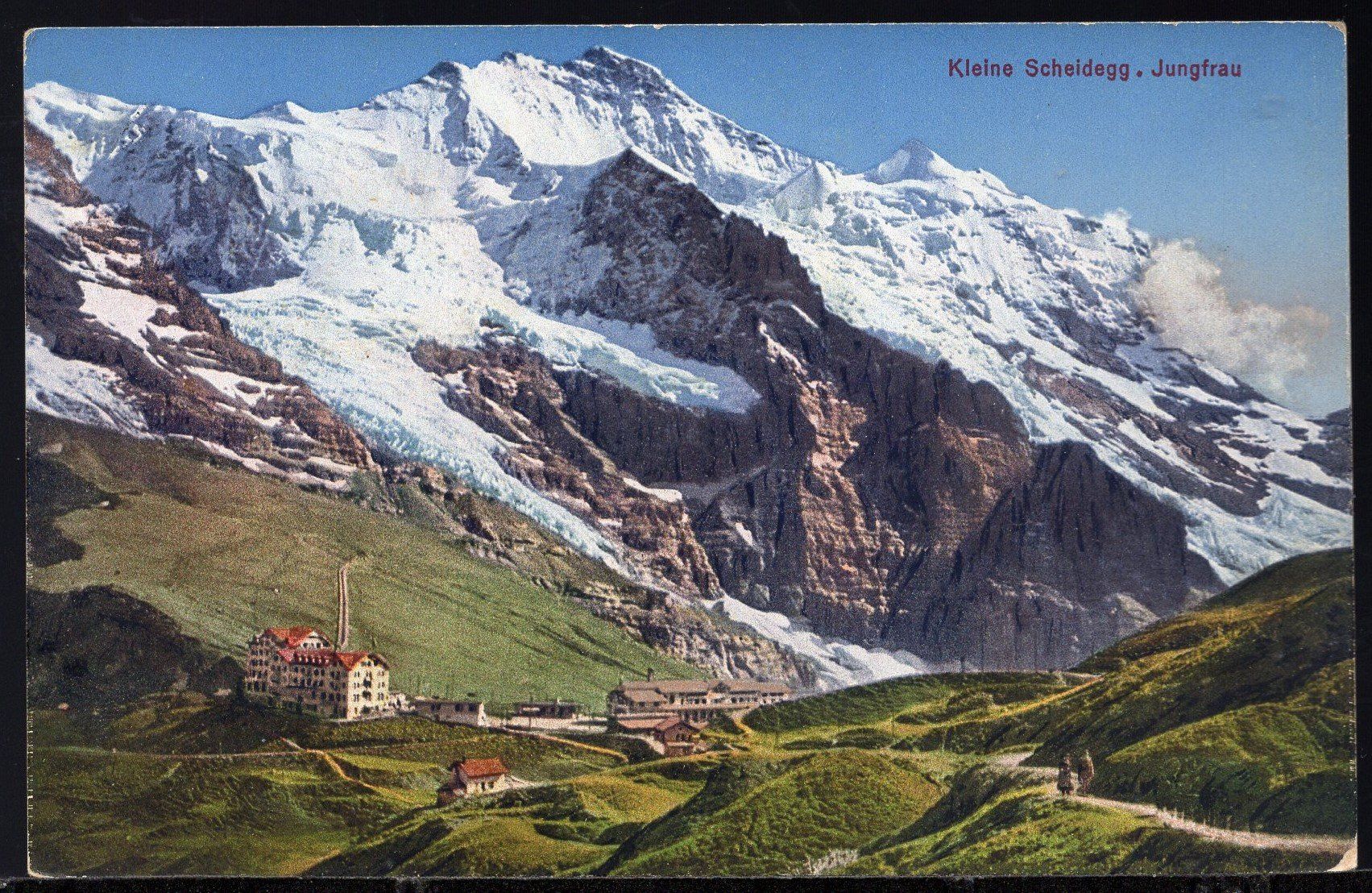 Cartes postales: Kleine Scheidegg + Jungfrau   1927 – D'occasion à Aarau par kufi44