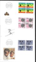 3 FDC 545-547 Serie Viererblöcke 30.8.1973 schön illustriert
