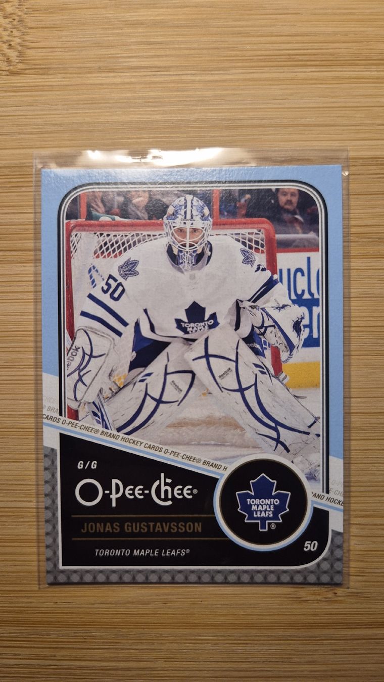 NHL Sammelbilder & Trading cards: NHL Jonas Gustavsson Toronto Maple Leafs – Gebraucht aus Bellach von IceCards-80