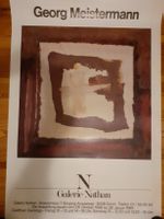 Georg Meistermann Ausstellungsplakat 1988 Galerie Nathan