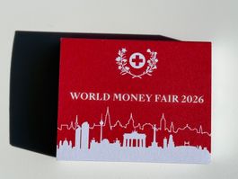 World Money Fair 2026 Silbermünze Swissmint Nr. 091/600 TOP!