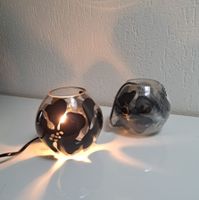 Ikea KNUBBIG Tischleuchte, 2 Stk., Blumendekor