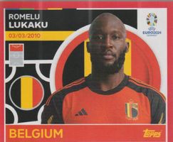 EURO 2024 Topps sticker BELGIUM BEL 19 LUKAKU