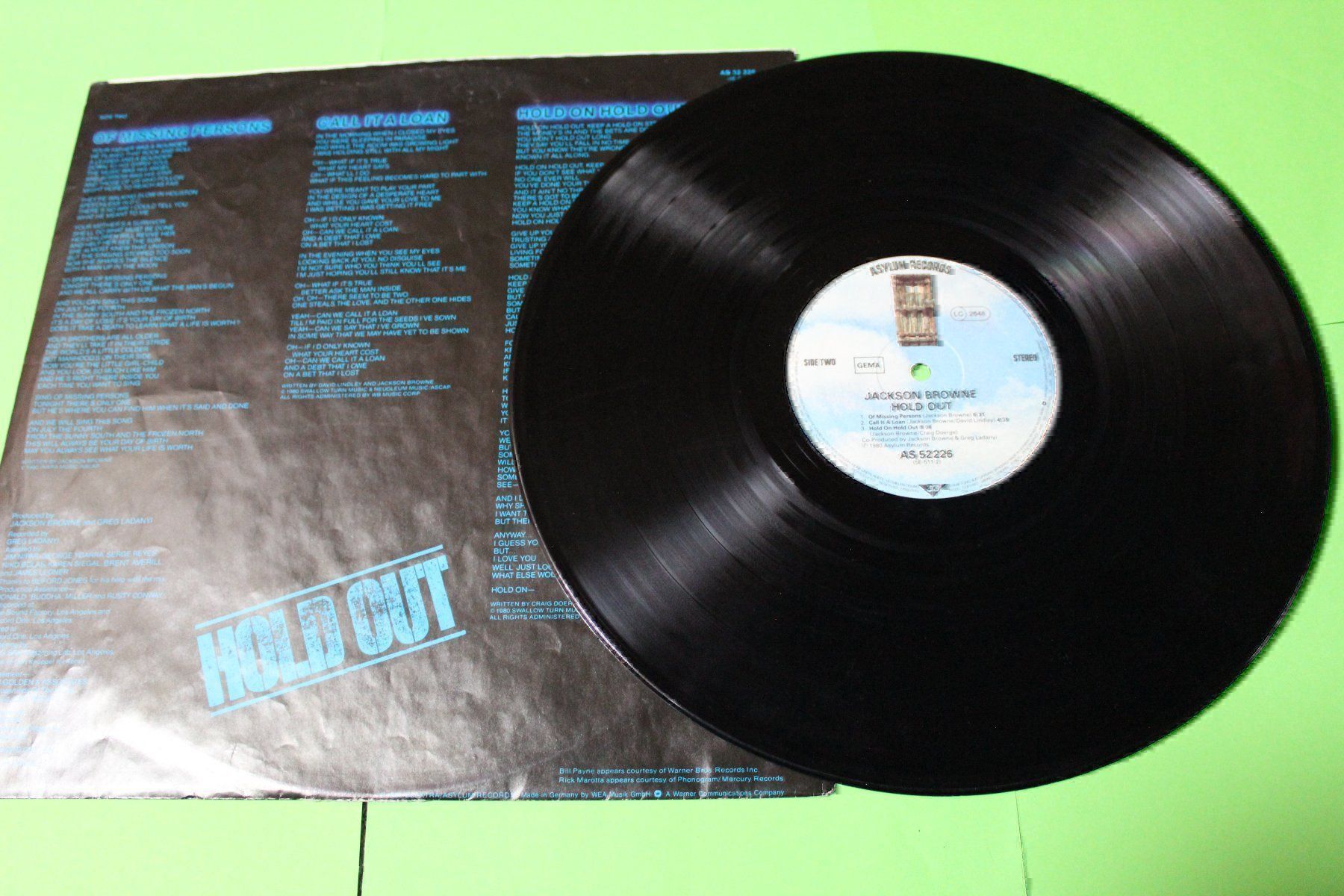 Dischi in vinile: Jackson Browne - Hold on LP Vinyl 1980 – Usato da Tübach venduto da JamesStone 5