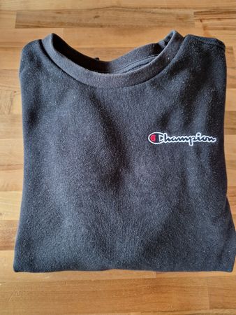 Champion Pullover Gr. 150/155 (L) in schwarz für Jungs