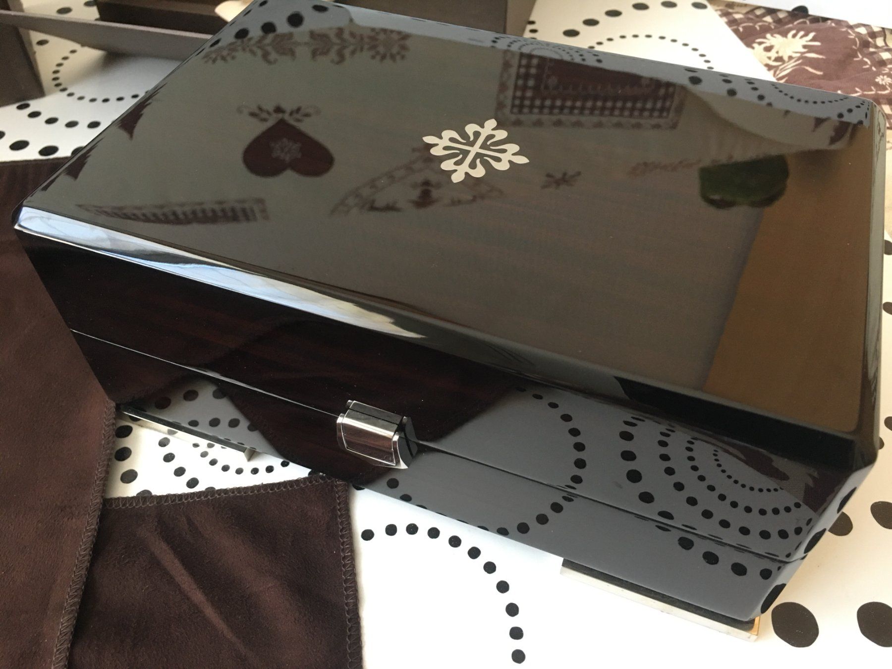 Patek Philippe Scatole porta orologi: PATEK PHILIPPE ORIGINAL - WATCH CASE BOX ECRIN SCHACHTEL !!! – Usato da Epalinges venduto da dream-watch 2