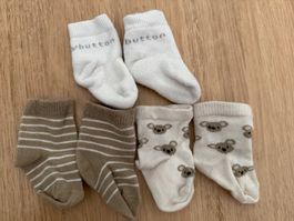 3 Paar Baby Söckli für Neugeborene