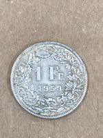 SVIZZERA 1 FR MONETA IN ARGENTO 1959 usata - circolata