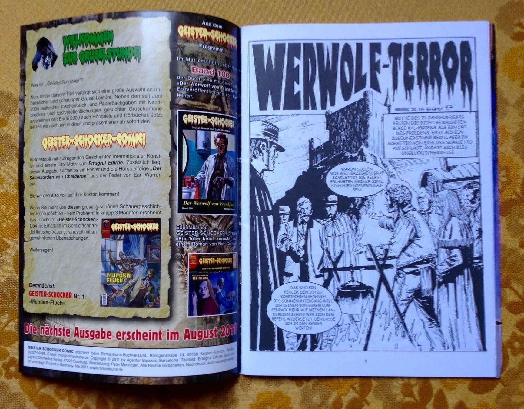 Comics: Geister-Schocker Heft Nr 0 von 2011 – Neu (gemäss Beschreibung) aus Endingen von nathan05 1