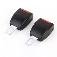 2x Sicherheitsgurt Gurtschloss Adapter