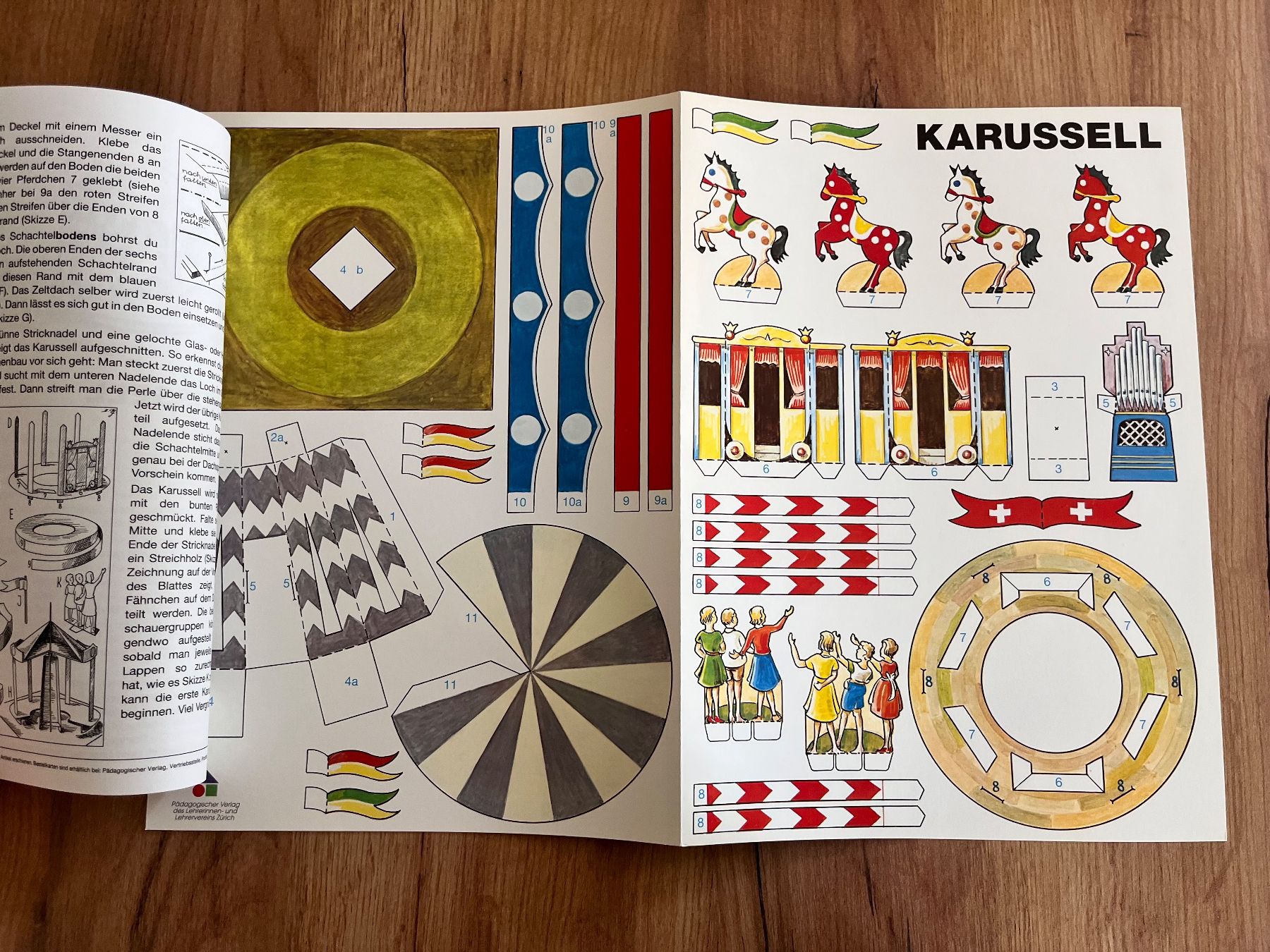 Kit bricolage: 1 Modellbogen Pädagogischer Verlag Karussell – Usato da Büsserach venduto da bor_s88m 1