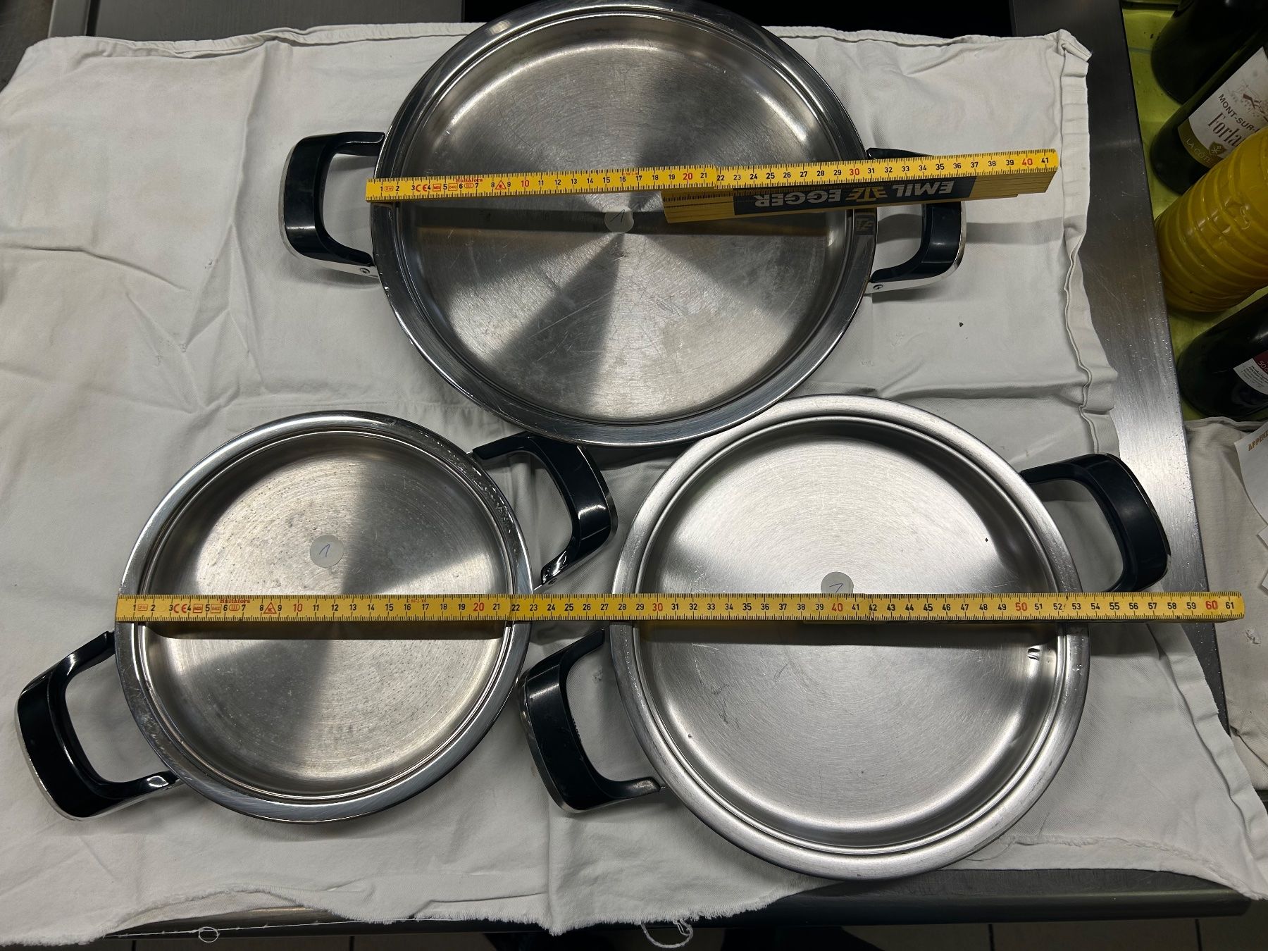 Amc Padelle: SET 3 AMC GRIDDLE PFANNEN – Usato da Weissbad venduto da Usw63 1