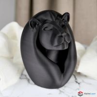 Proud Lion Head Sculpture - 3D Printed