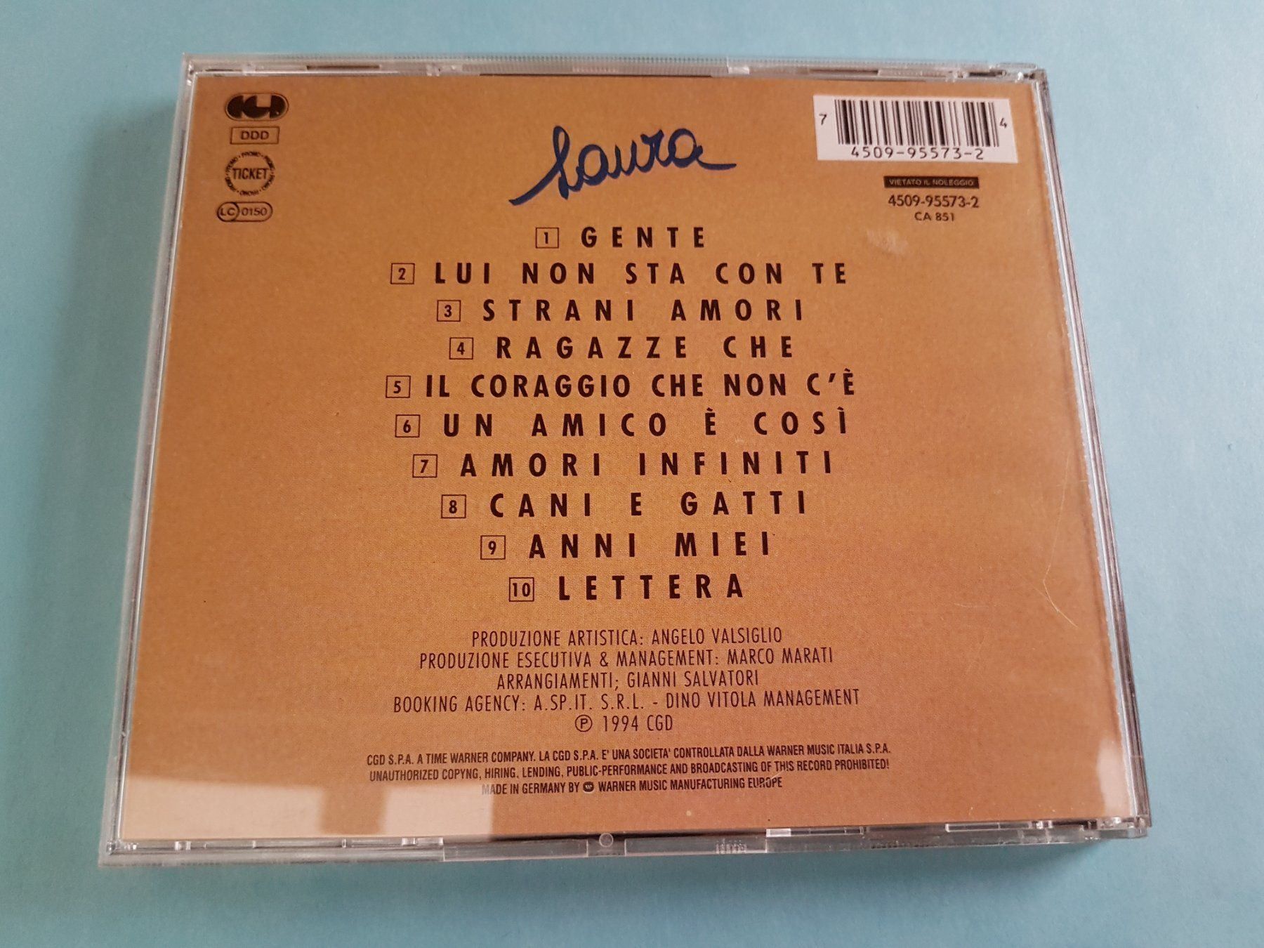CD: CD - Laura Pausini "Laura" – Usato da Dübendorf venduto da new_15 1