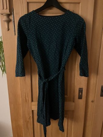 King Louie Kleid Gr. S grün-blau 92% Baumwolle