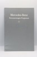 Mercedes Personenwagen Programm 1983 Prospekt