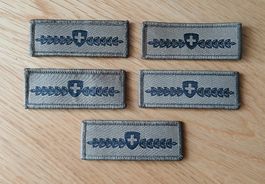 Lot de 5 insignes de milice - armée suisse