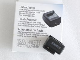 Kaiser Blitzadapter 1300 Flash Adapter Adaptateur. New.
