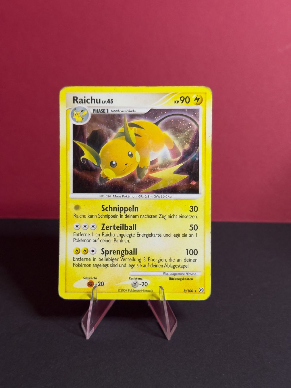 Pokémon Carte collezionabili: Raichu #8 Holo Rare Promo Stormfront – Usato da Cham venduto da JCollects