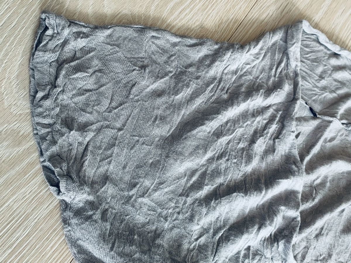 Jacken: Knitterlook Strickjacke, hellgrau, Gr. M,  ÄRMELLOS, TOP! – Gebraucht aus Schwanden GL von Cicala 2