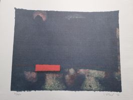 KÜNSTLER WEBER  LITHOGRAPHIE SIGNIERT NUMMERIERT