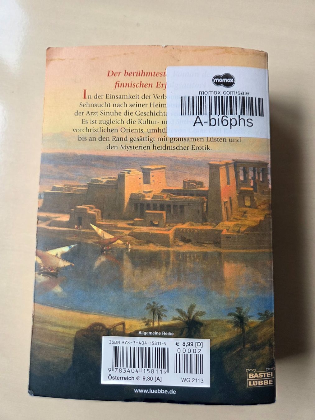 Libri: Sinuhe, der Ägypter, Mika Waltari – Usato da Liestal venduto da ITOlio 1