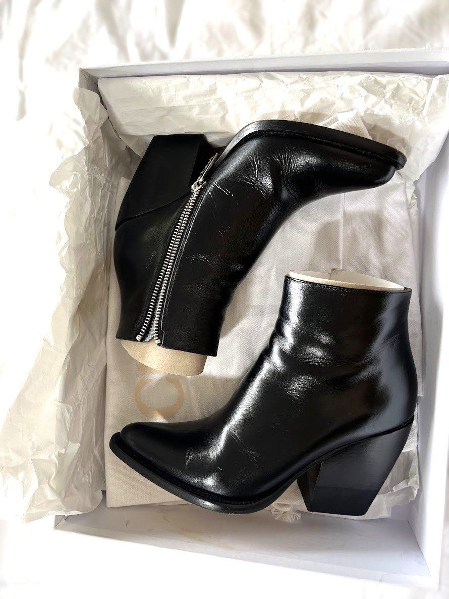 Chloé Damenschuhe: Bottines marque Chloé, cuir noir, taille 36 – Gebraucht aus Vevey von StudioJAD 6
