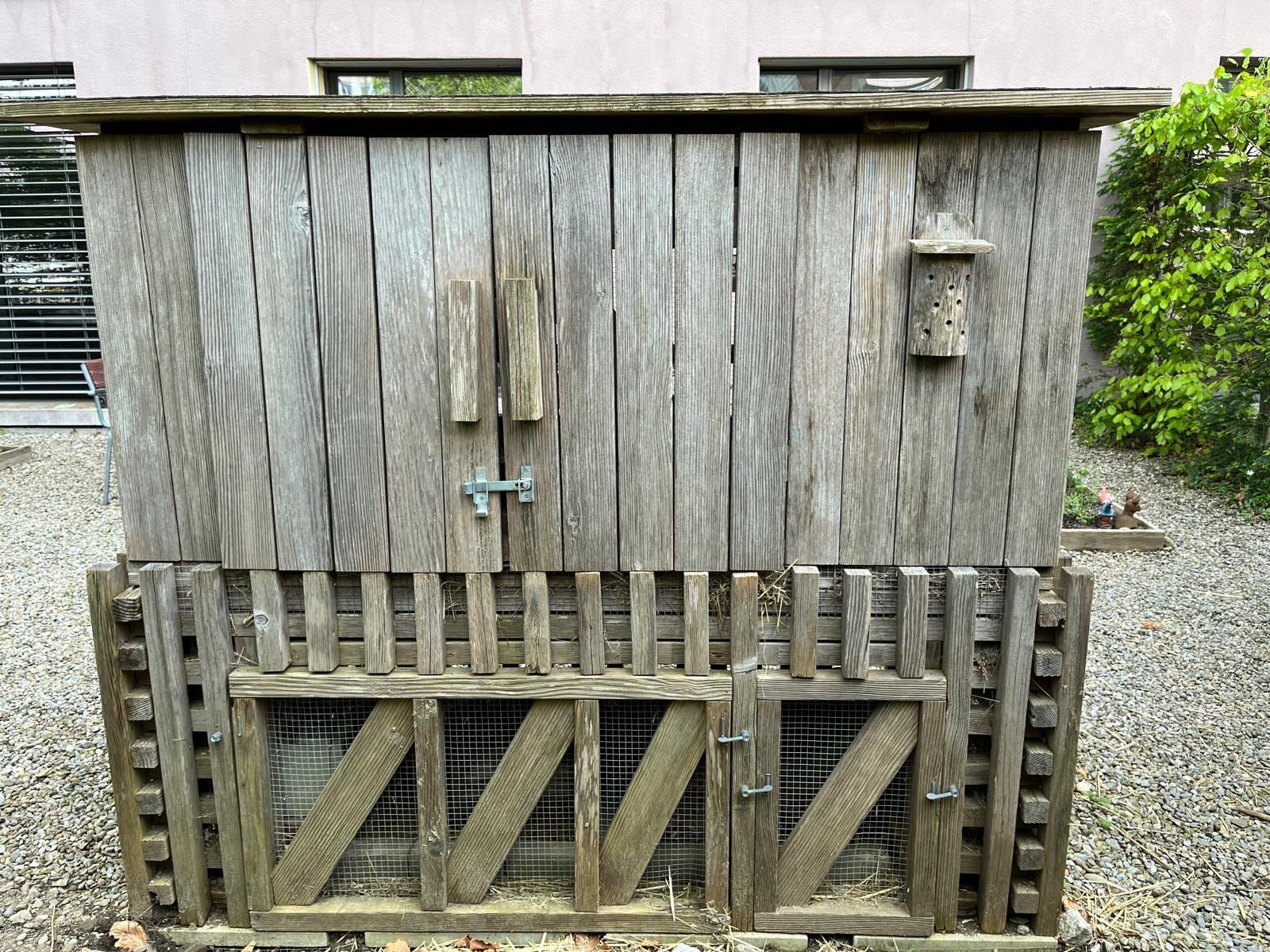 Cages, transport & sécurité: Kleintierstall Eigenbau / Kaninchenstall Outdoor – D'occasion à Bern par IrisBern 2