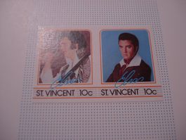 St Vincent, Marke 1985, Folder Druckfolge, Elvis Presley