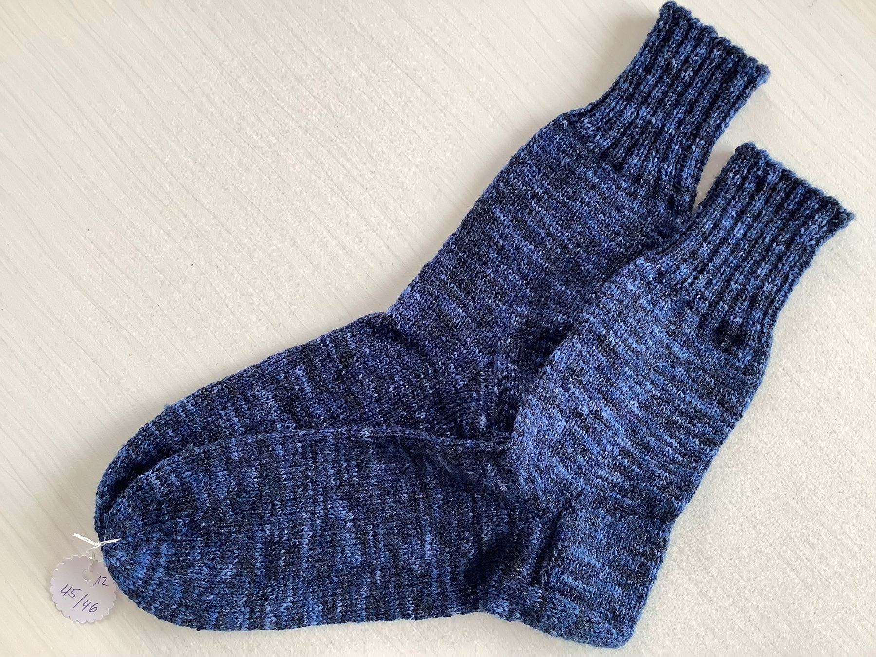 Calze: Handgestrickte Socken Gr. 45/46 – Nuovo (secondo la descrizione) da Lichtensteig venduto da Buemo