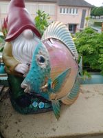 Poisson décoratif en métal(3D)Tolles Geschenk&Mitbrinsel!