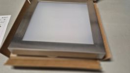 LED Lampe Chromstahl gebürstet