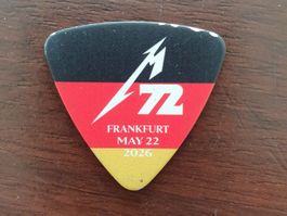 Metallica Plektrum 72 Tour Frankfurt 2026