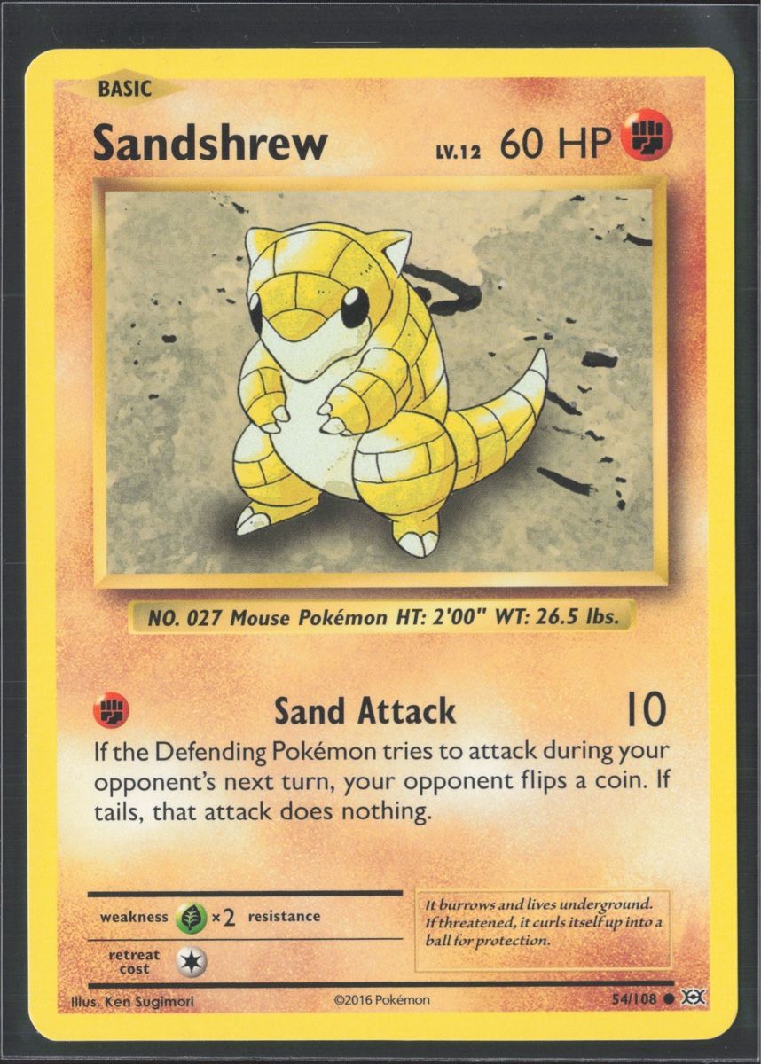 Pokémon Sammelbilder & Trading cards: POKÉMON / Sandshrew / Evolution 🇺🇸 – Gebraucht aus Herzogenbuchsee von TCG-High-Quality